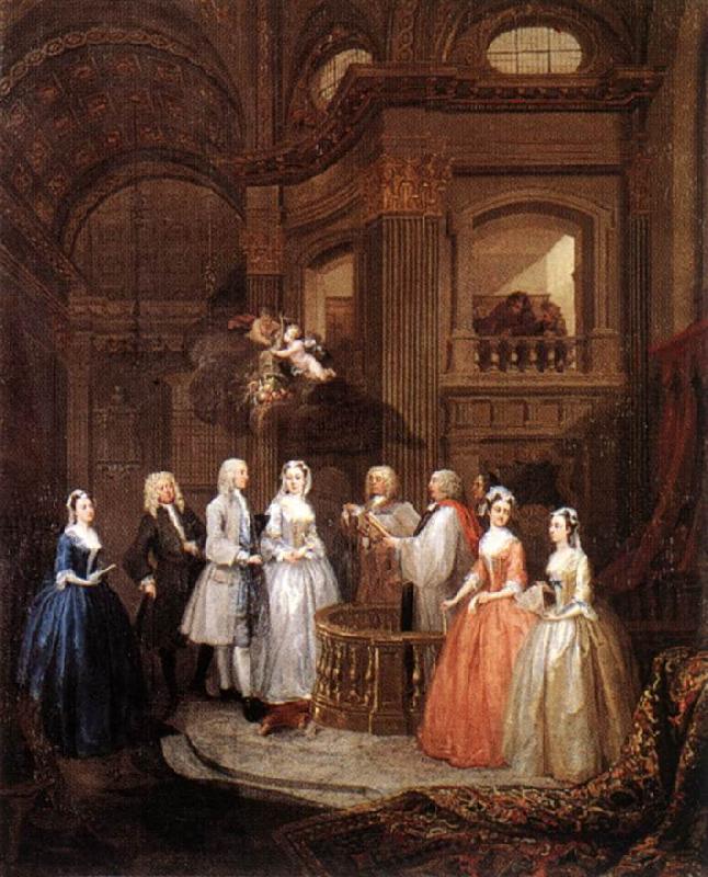 HOGARTH, William The Marriage of Stephen Beckingham and Mary Cox f Germany oil painting art